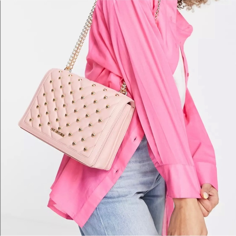 LOVE MOSCHINO. BORSA MATT NAPPA PU CIPRIA. PINK